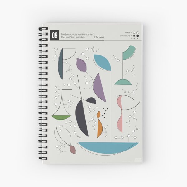 Chapter 09 The Hotel New Hampshire - Data-art Spiral Notebook