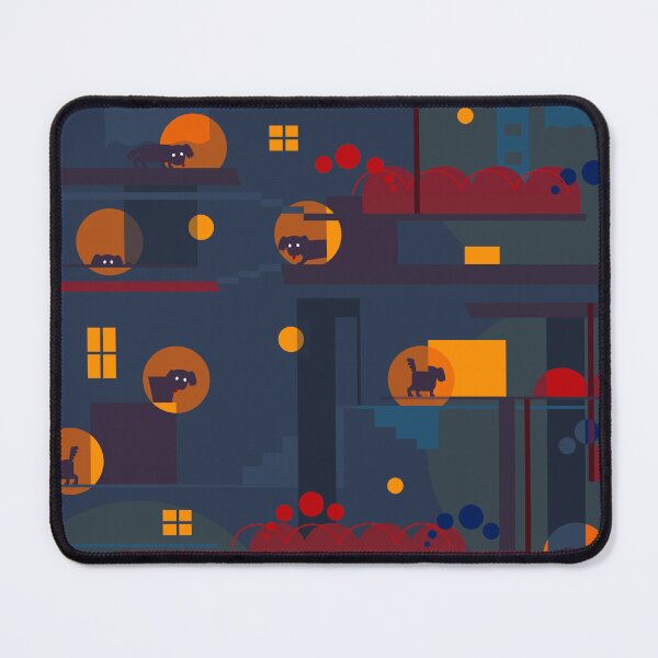 Item preview, Cute puppy exploring in the night designed and sold by hahaha-creative.