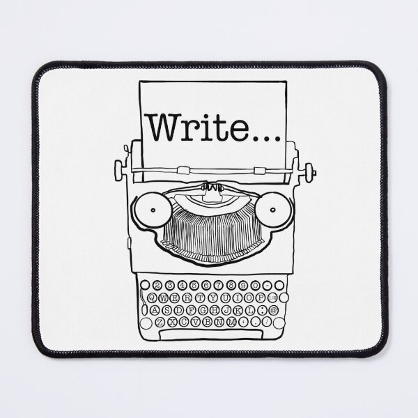 Item preview, Write On A Typewriter designed and sold by ArtsyRexy.