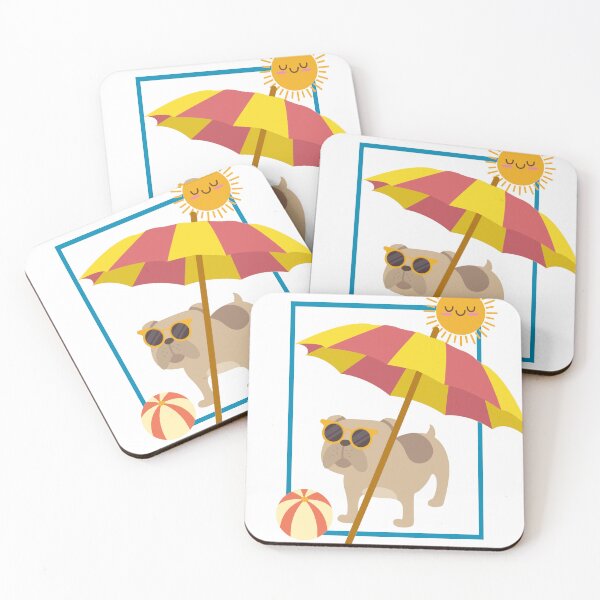 Item preview, A Dog's Holiday at the Beach designed and sold by Nadeasart.
