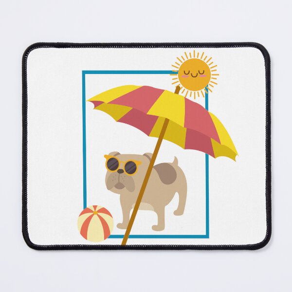 Item preview, A Dog's Holiday at the Beach designed and sold by Nadeasart.