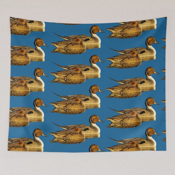 Item preview, Pair of Pintail Duck on blue water background designed and sold by Dalyndigital Photography.