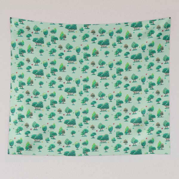 Item preview, Forest Trees Pattern in Green Pallet designed and sold by BlissDrizzle.