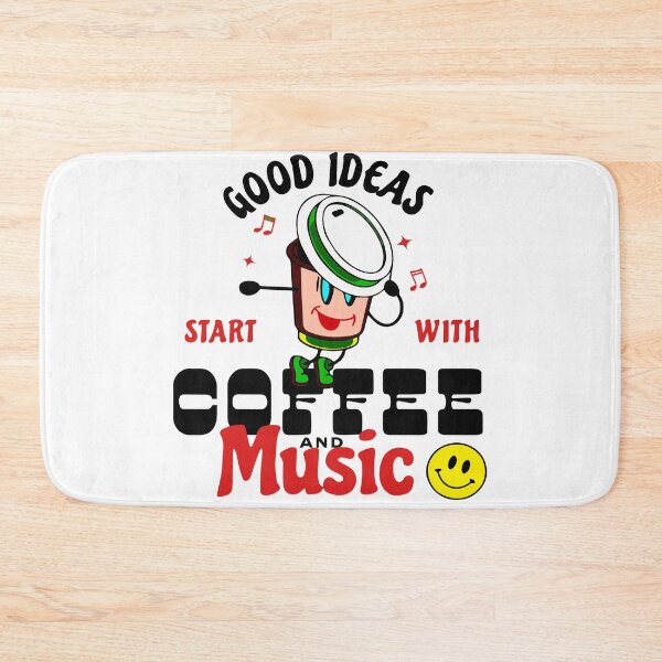 Item preview, Good ideas start with coffee and music designed and sold by Right-Fit27.