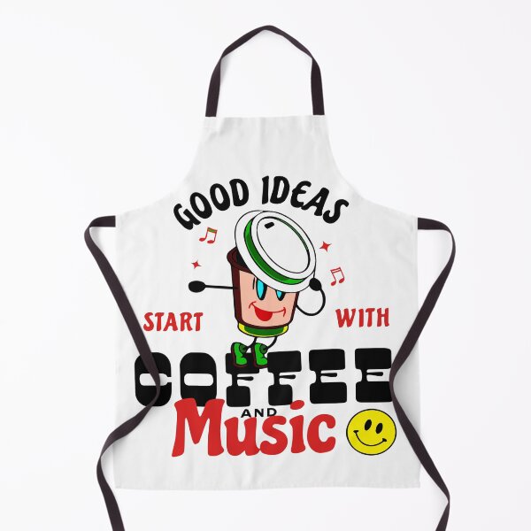 Item preview, Good ideas start with coffee and music designed and sold by Right-Fit27.