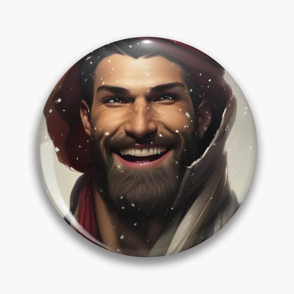 Item preview, Winter Hunk with Beautiful Smile designed and sold by withdiamonds.