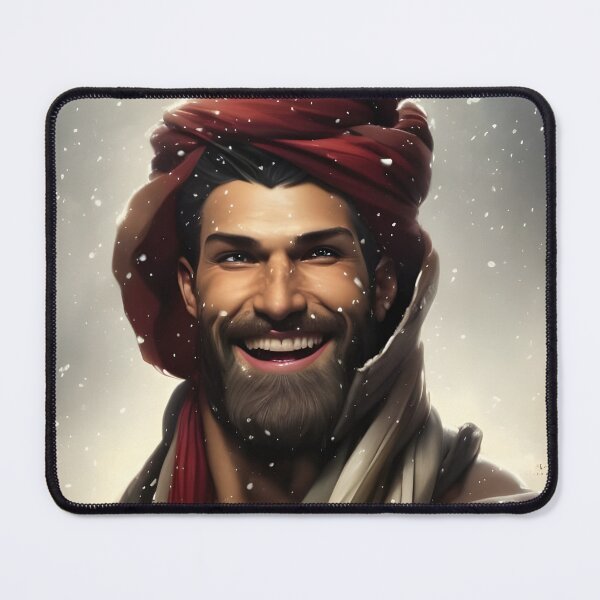 Item preview, Winter Hunk with Beautiful Smile designed and sold by withdiamonds.