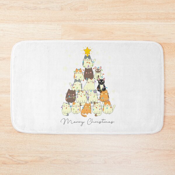 Item preview, lots of cats form a christmas tree designed and sold by JAG2B.