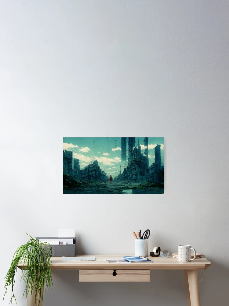 Thumbnail 2 of 3, Poster, Destruction designed and sold by RicoInStudios.
