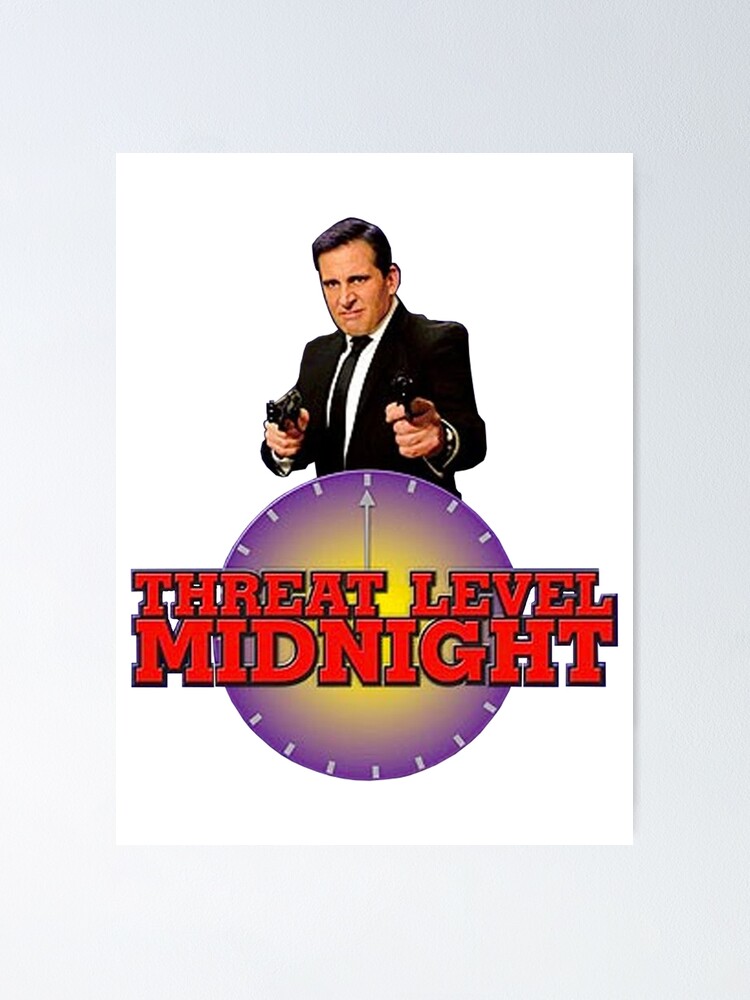 Threat Level Midnight Poster For Sale By Astralfeather Redbubble   Fposter,small,wall Texture,product,750x1000.u5 