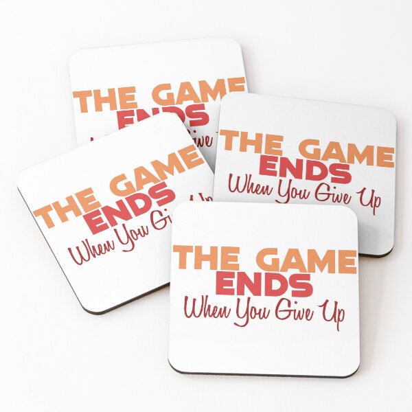 Item preview, The Game Ends When You Give Up designed and sold by Amazigh-i7orran.