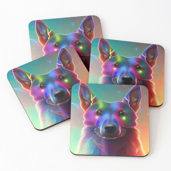 Item preview, Cosmic Rainbow Dog  designed and sold by Itsheartshop.