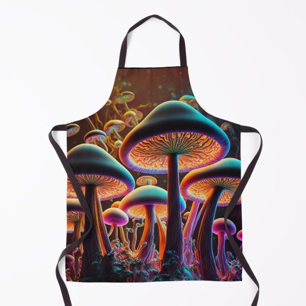 Item preview, Glowing Psychedelic Mushrooms designed and sold by rudekitten.