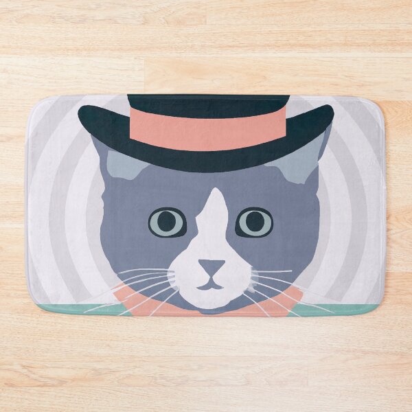 Item preview, Tom Tiddles the bowler cat designed and sold by PinkCampion.