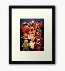Muppets cast Framed Print