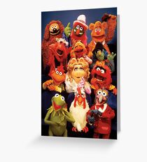 Muppets cast Greeting Card