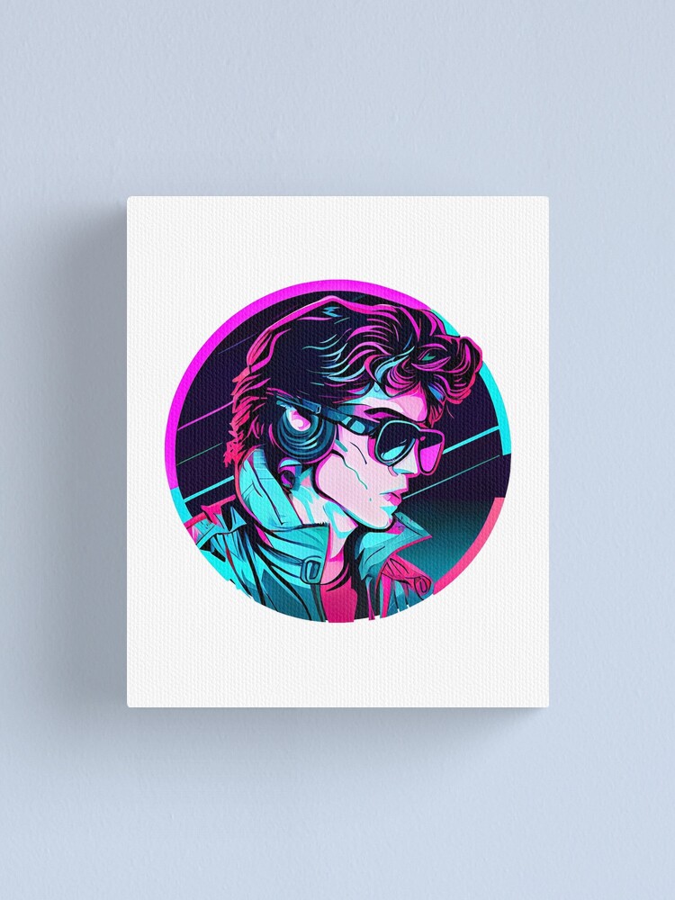 Retrowave Synthwave 80s Character Design For The Eighties Music