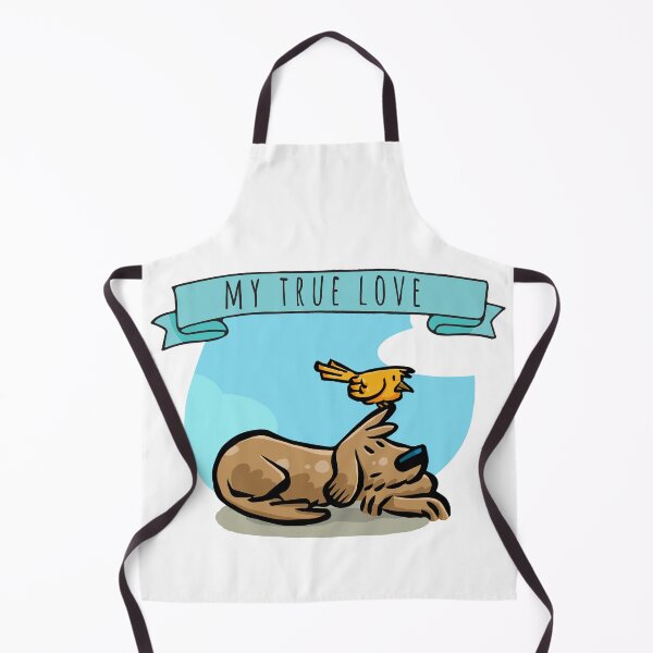 Item preview, My True Love - Puppy Waiting and Bird- Pets P17 designed and sold by AJATheWholeGang.