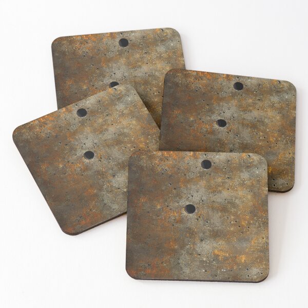 Item preview, Bullet holes in industrial  metal surface wallpaper designed and sold by patterncrow.