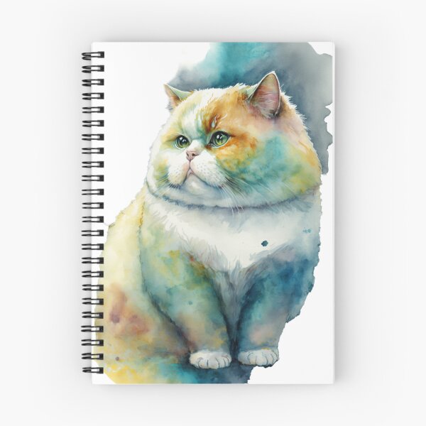Item preview, Chonk cat watercolor designed and sold by printiesart.
