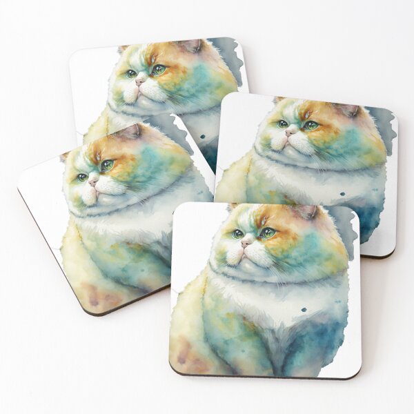 Item preview, Chonk cat watercolor designed and sold by printiesart.