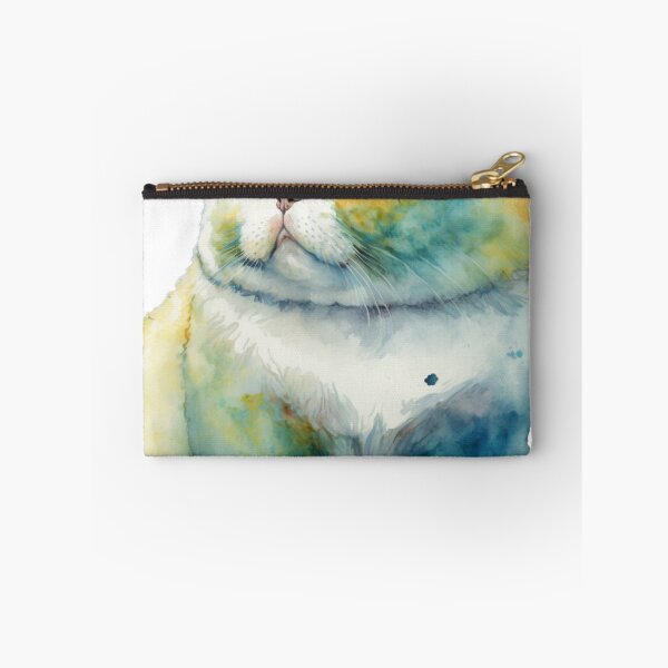 Item preview, Chonk cat watercolor designed and sold by printiesart.