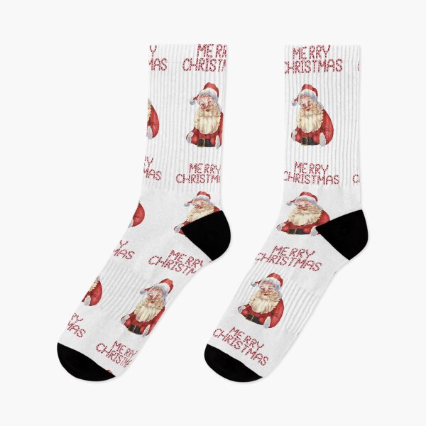 Item preview, santa claus with writing merry christmas candy cane style designed and sold by JAG2B.