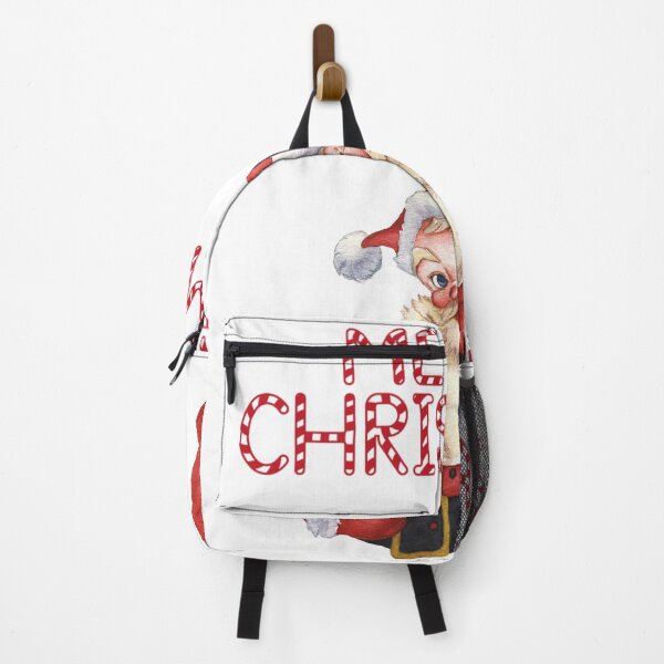 Item preview, santa claus with writing merry christmas candy cane style designed and sold by JAG2B.