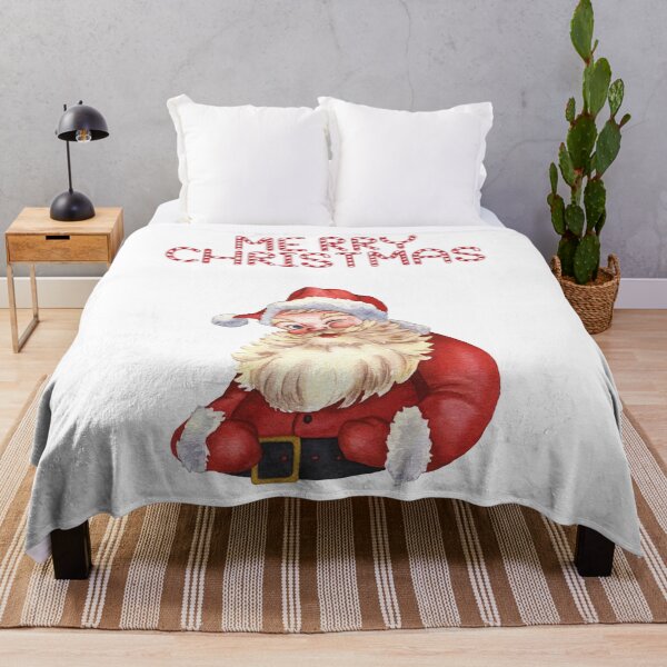 Item preview, santa claus with writing merry christmas candy cane style designed and sold by JAG2B.