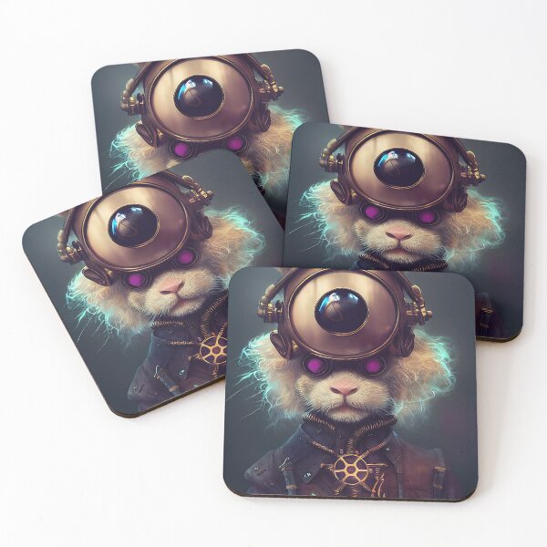 Item preview, Anthropomorphic Cyberpunk Rabbit  designed and sold by MimozaStudio.