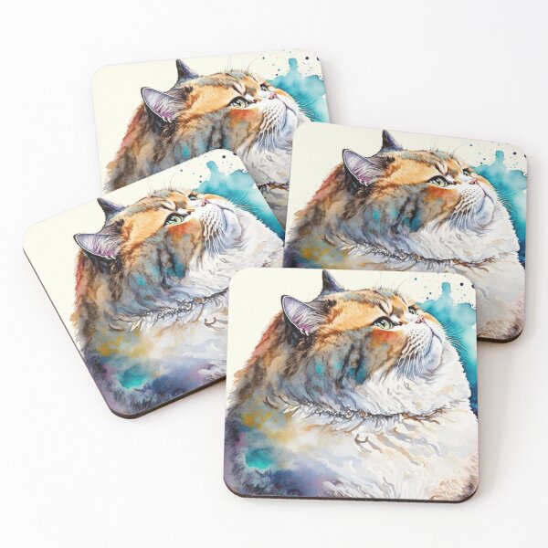 Item preview, Chonk cat watercolor 02 designed and sold by printiesart.