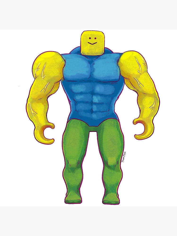 Is there a model of a muscular noob? Asking for a friend. : r/roblox