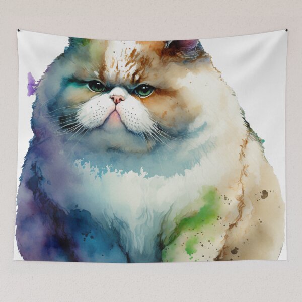 Item preview, Chonk cat watercolor 03 designed and sold by printiesart.