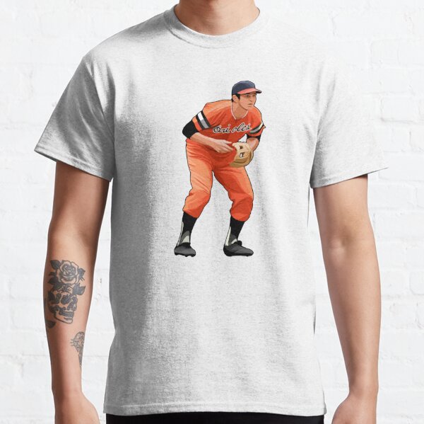 Men’s Nike Brooks Robinson Baltimore Orioles Cooperstown Collection Name &  Number Orange T-Shirt