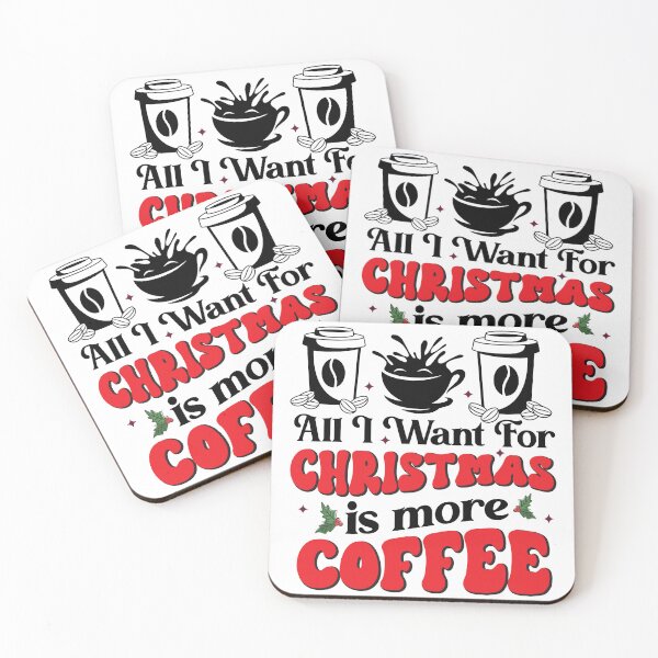 Item preview, all i want for Christmas is more  coffee Christmas designed and sold by fahimtshirt.