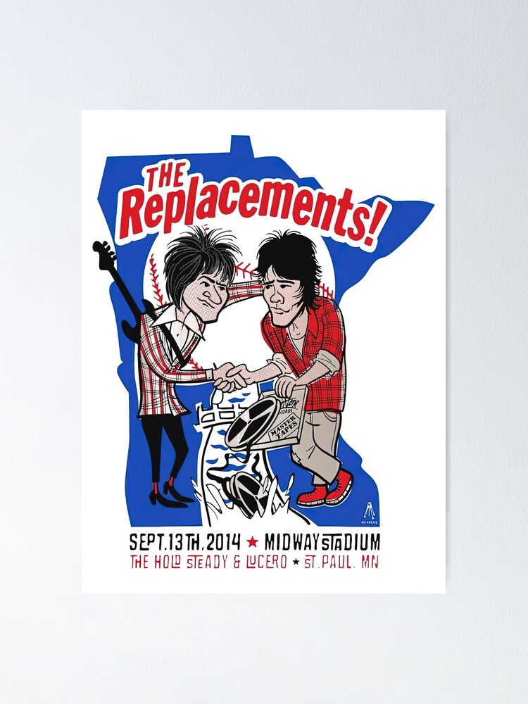 "The Replacements Midway Stadium Concert Tour Vintage" Poster for Sale