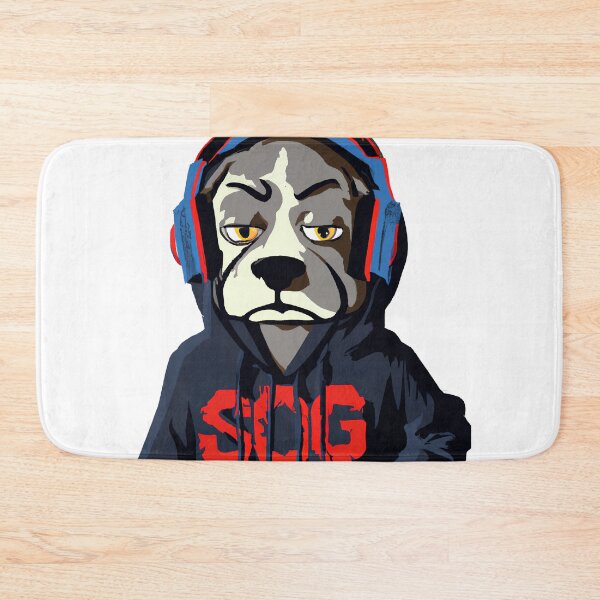 Item preview, Chill dog with heapdhones designed and sold by Nicolas-T.