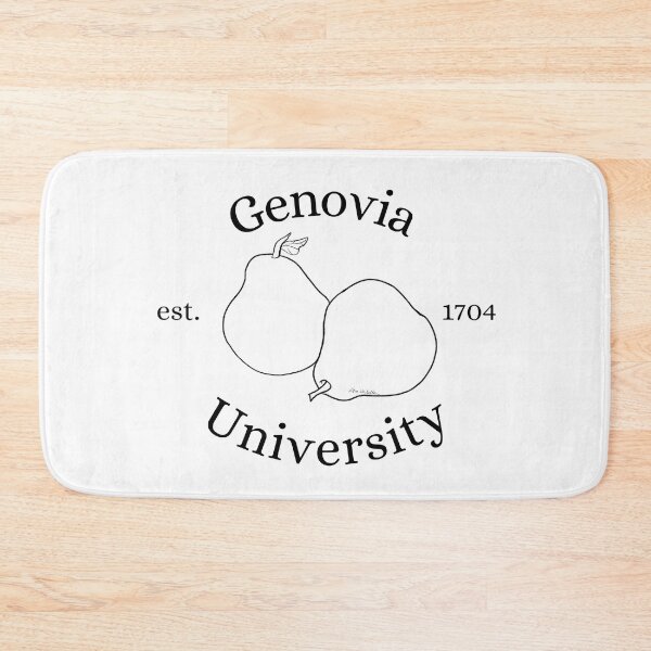 Item preview, Genovia University - Pear - Black Letters designed and sold by LisaMichelleArt.