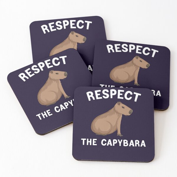 Item preview, Respect The Capybara Funny Capybara For Men Women Kids Cavy designed and sold by Sarah38.
