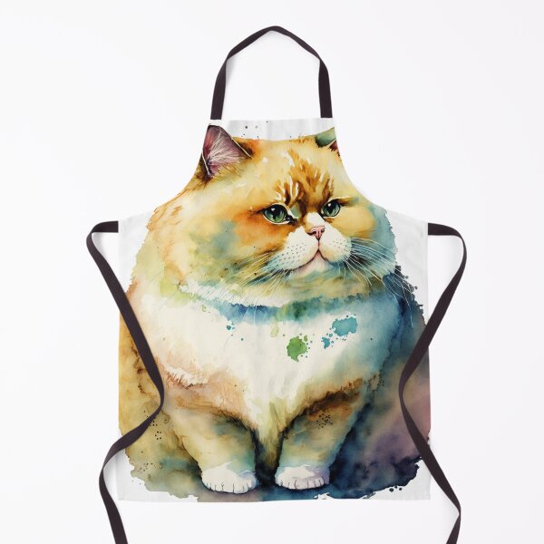 Item preview, Chonk cat watercolor 05 designed and sold by printiesart.