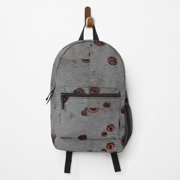 Item preview, Bullets in concrete wall surface wallpaper designed and sold by patterncrow.