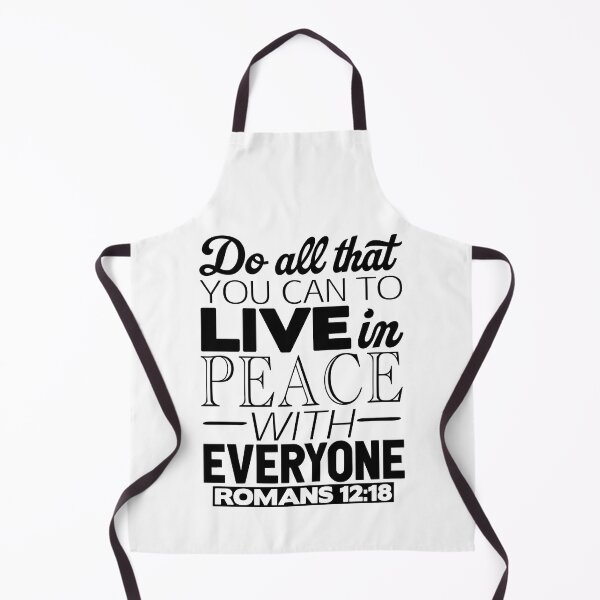Item preview, Live In Peace With Everyone - Romans 12:18 designed and sold by plushism.