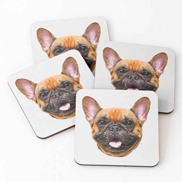 Item preview, French Bulldog Red Fawn Puppy Dog designed and sold by ElegantCat.