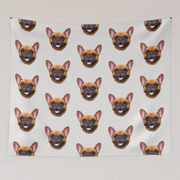 Item preview, French Bulldog Red Fawn Puppy Dog designed and sold by ElegantCat.