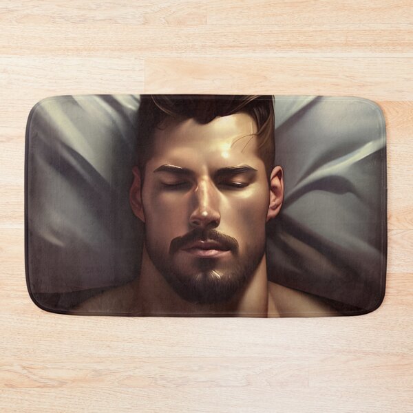 Item preview, Sleeping Hunk With Beautiful and Glowing Skin designed and sold by withdiamonds.