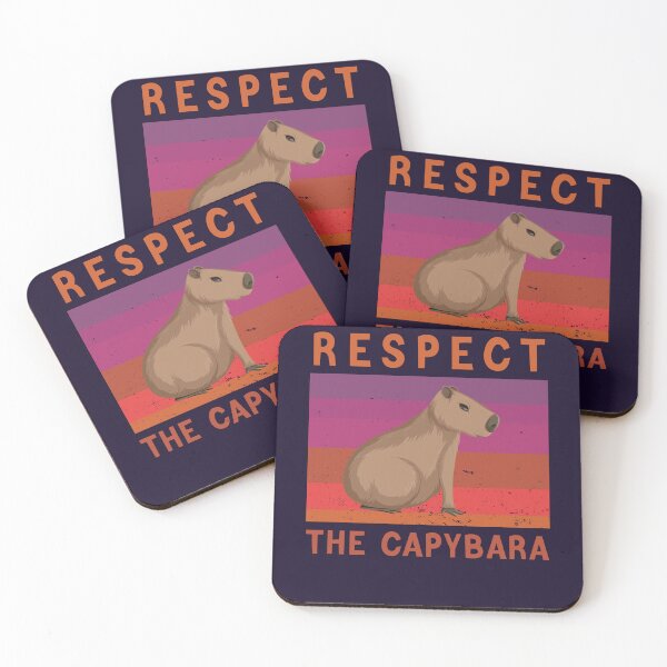 Item preview, Respect The Capybara Retro Vintage Funny Capybara Gift designed and sold by Sarah38.