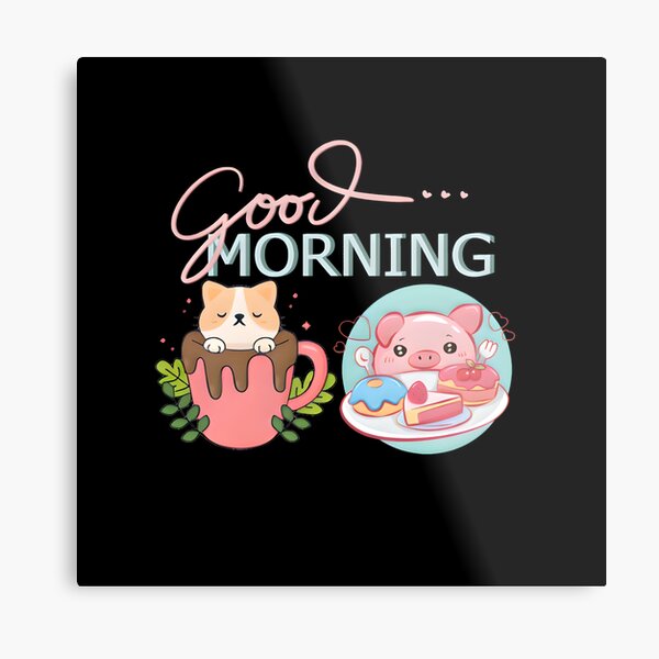Item preview, Good morning cute wishes  designed and sold by Season's  Store.