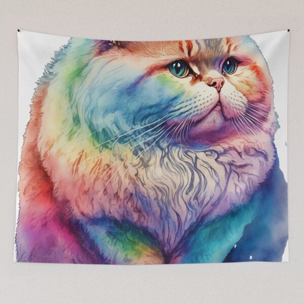 Item preview, Chonk cat watercolor 06 designed and sold by printiesart.
