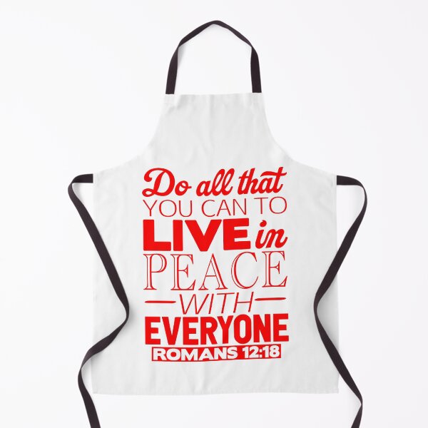 Item preview, Live In Peace With Everyone - Romans 12:18 designed and sold by plushism.