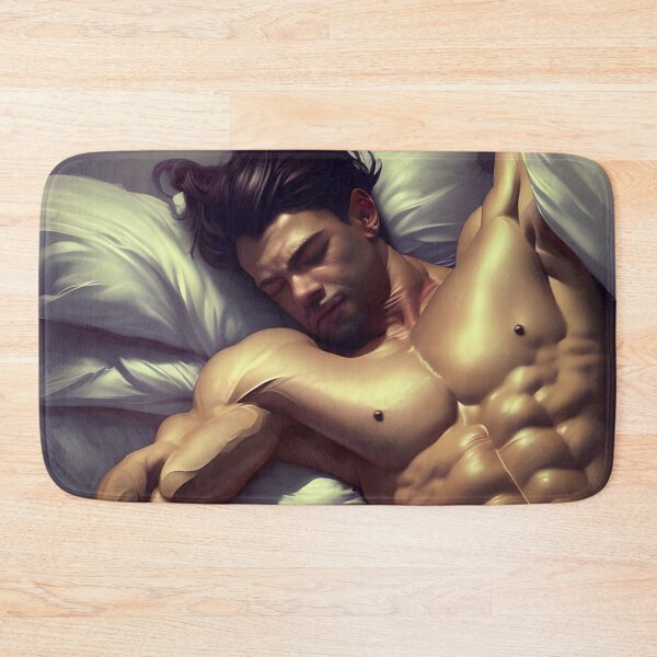 Item preview, Sleeping Hunk in Bed  designed and sold by withdiamonds.